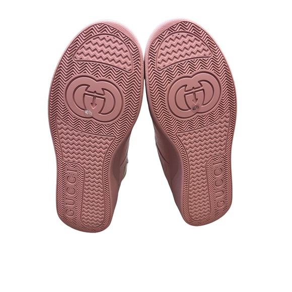 Gucci GG Supreme Sneaker Pink Embossed size 40.5 - Picture 4 of 8